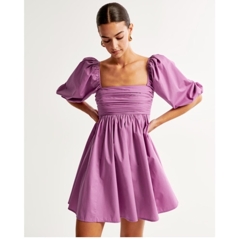 Abercrombie & Fitch Emerson Puff Sleeve Dress